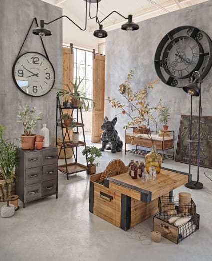 HAOPYOU Bouledogue Statue Chien avec Plateau Dcoratif - Plateau de