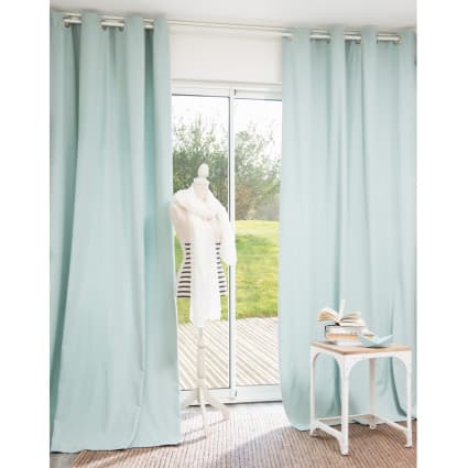 AmeliaHome - Tenda Blackout 140 x 270 cm, colore: grafite, 1 pezzo, con occhielli, decorazione per finestre | Leroy Merlin