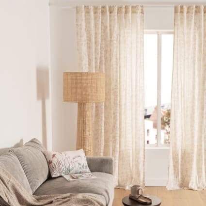 Douceur d'intérieur Gardine Kelonia in Weiß/ Beige günstig kaufen