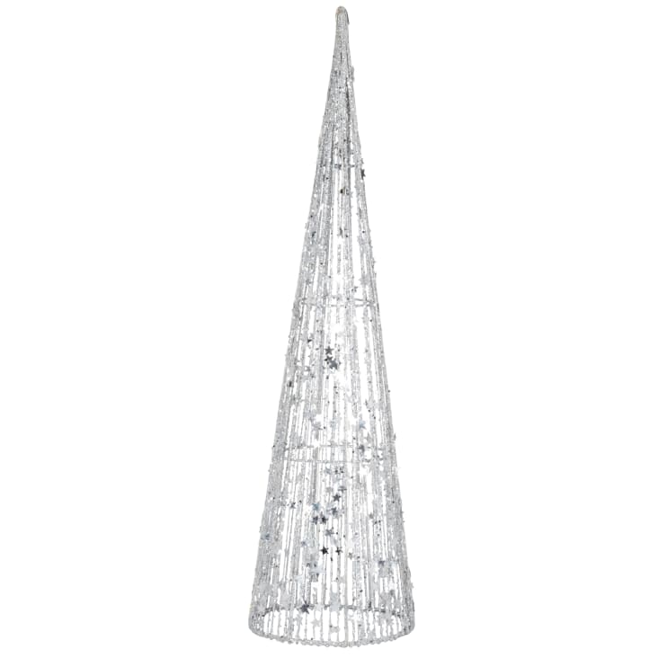 Stella Per Albero Di Natale In Filo D'argento – Gisela Graham – 20 Cm