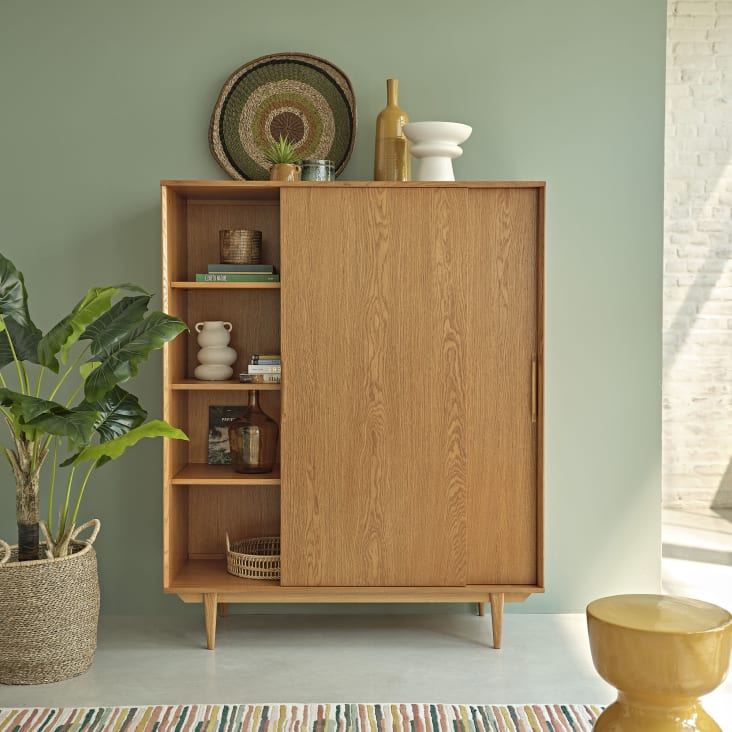 Armoire 2 portes coulissantes caramel Portobello Maisons du Monde