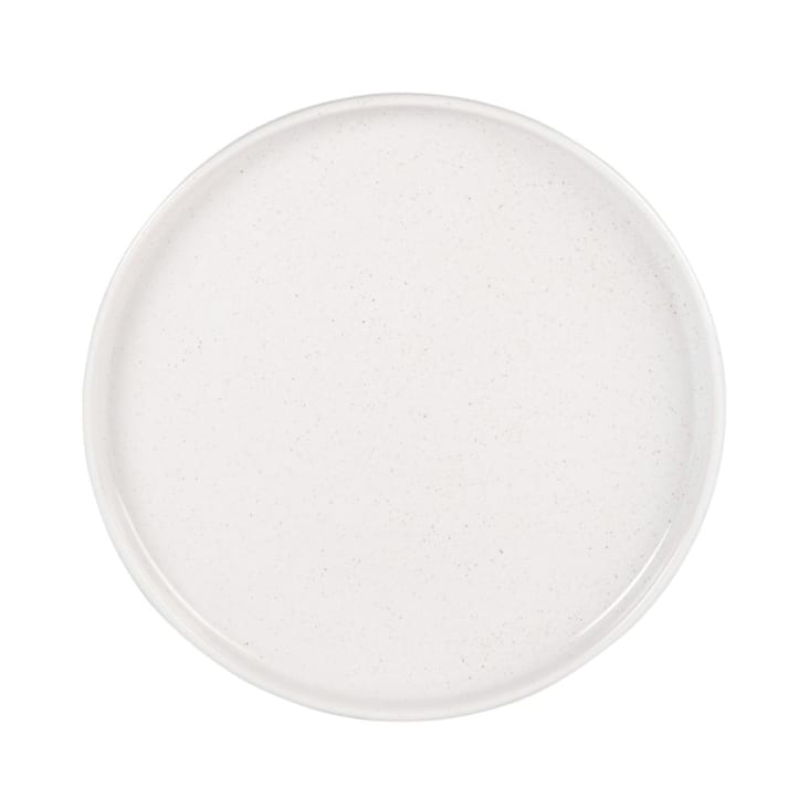 HEXEH Assiettes en Céramique de Forme Irrégulière, Décoration Alimentaire Moderne, Assiettes de Service pour la Maison, Blanc