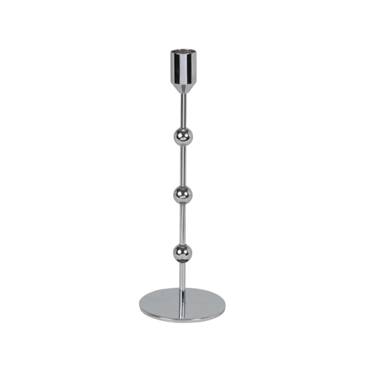 Bougeoir Ancien Christofle En Métal Argenté - Porte Bougie Vintage - Très Bon état
