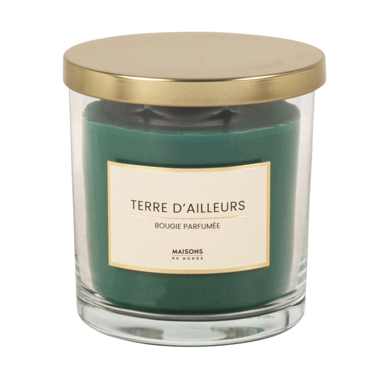 Bougie Votive Rustique Atmosphera - Bleu Canard - 60g - Parfumée - Durée De Combustion 7 Heures - 5