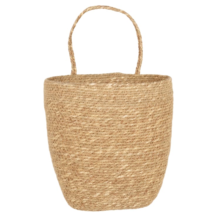 Cesto Arti Botani In Alga Marina Intrecciata A Mano – Naturale, Organizer Multiuso Per Casa E Picnic (Marrone, 22-27 Cm)