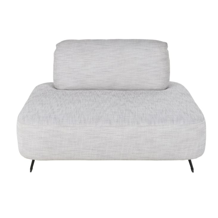 Chauffeuse per divano componibile grigio chiaro
