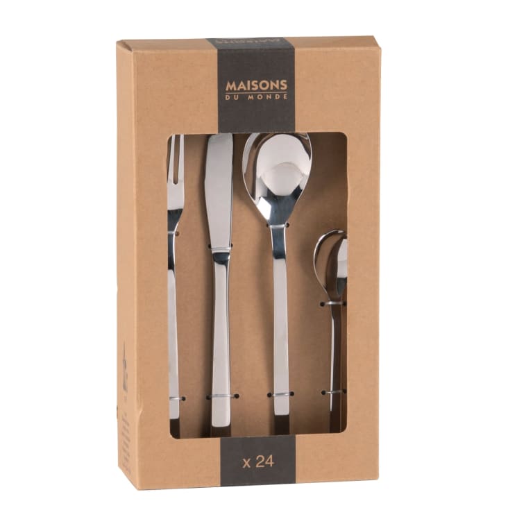 THERMOBABY Coffret Couverts Inox Pour Enfant - Mes Premiers Couverts Bébé En Inoxydable, Sans BPA, Idéal Pour Apprendre à Manger Seul