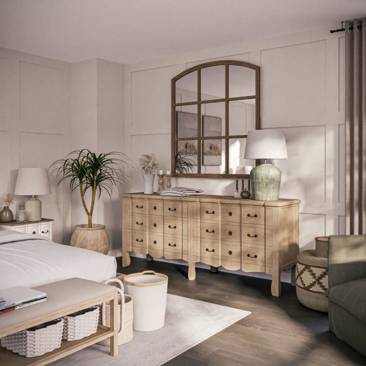 Commode double 6 tiroirs Colette Maisons du Monde