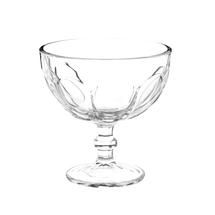 Ciotole Dessert Vetro Trasparente 14 cm Eleganti Classiche (2 Teile