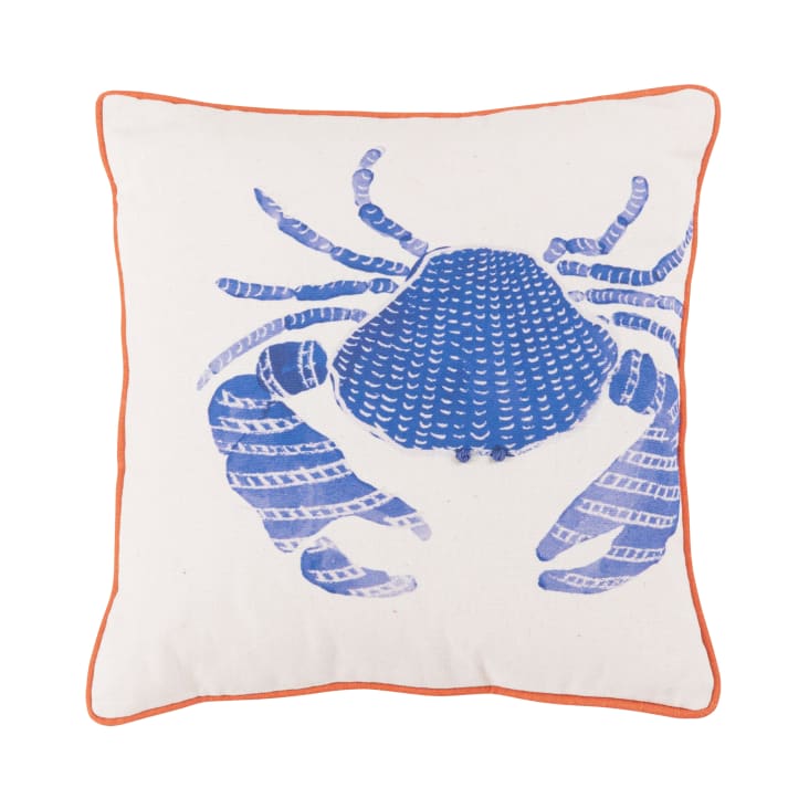 SSOIU Housse De Coussin Décorative En Coton Et Lin Motif Requin Nageant Dans La Mer 45,7 X 45,7 Cm