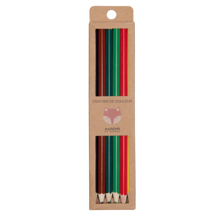 Crayons à papier en bois de peuplier (x6) FOX