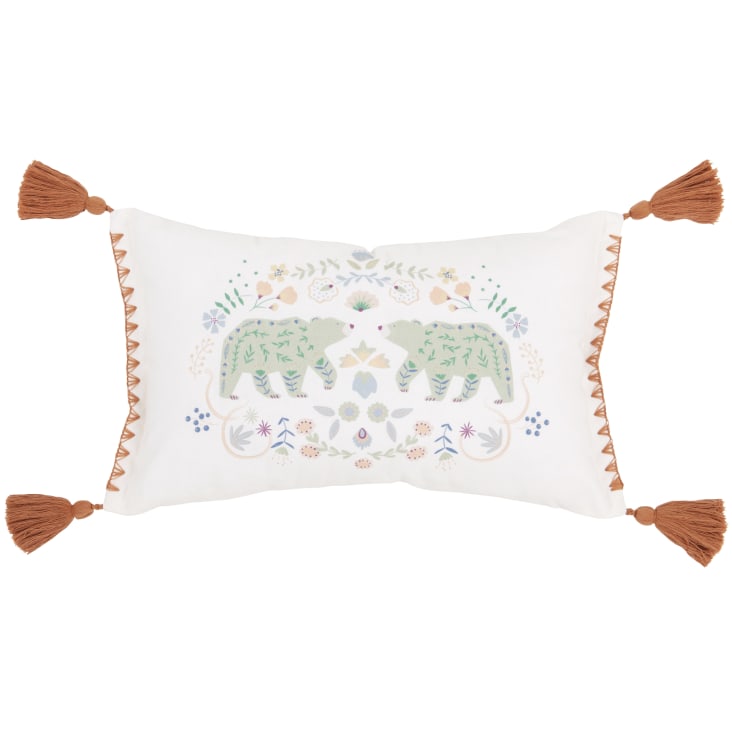 Cuscino In Cotone Biologico Ricamato Con Motivo Leopardo Verde Kaki E Giallo Ocra 30x50 Cm 1000 13 12 239288 1