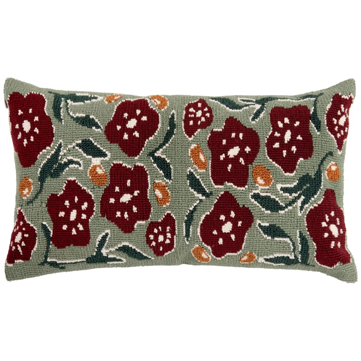 Cuscino Di Grano Con Fodera In Jersey - Scaldabile E Rinfrescante 50x20 Cm, Rosso