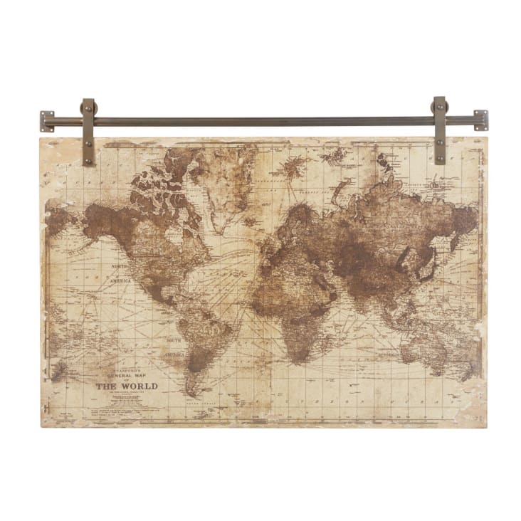 Carte du Monde Murale Deco  Map Monde Decoration Murale - Planisphère