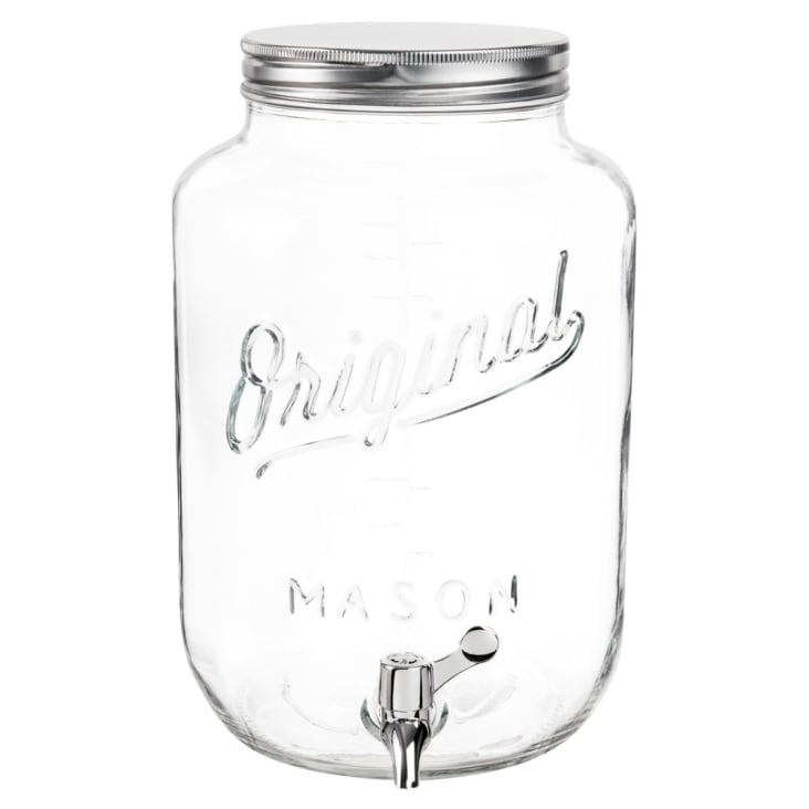 Distributeur de boisson vintage en verre 8L