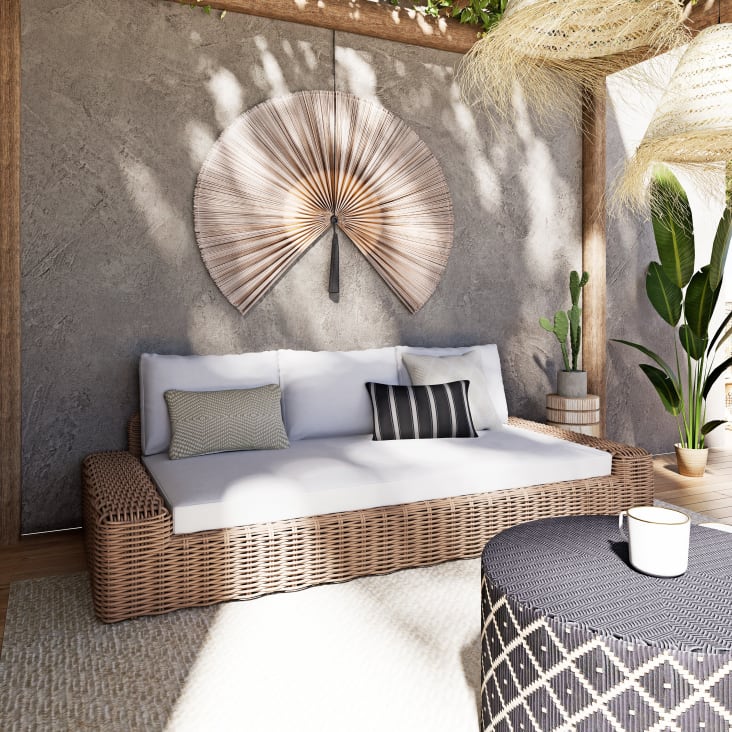 Rattan Divano In Plastica Da Esterno In Rattan Sintetico Salottino