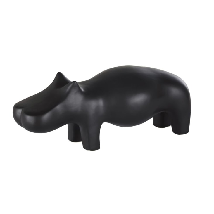 Vitrina Salón de Madera y Negro - Hipopótamo Muebles