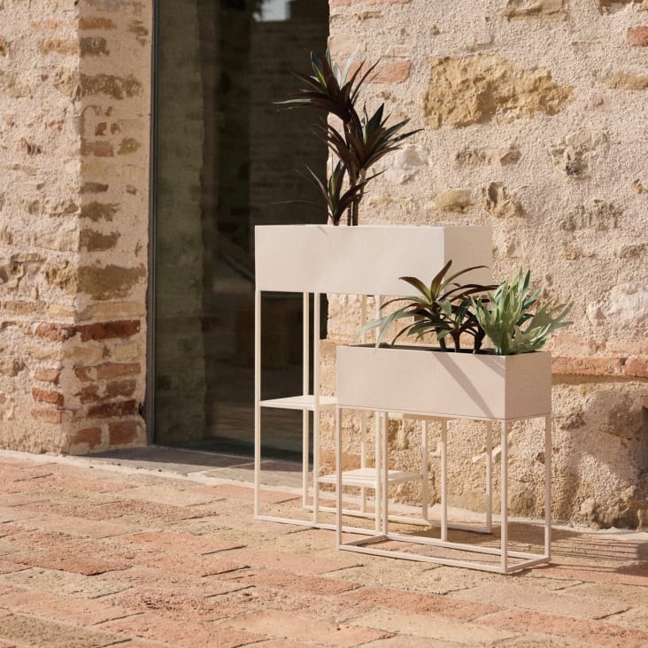 Fioriera In Metallo Beige Katia | Maisons Du Monde - Foto 6