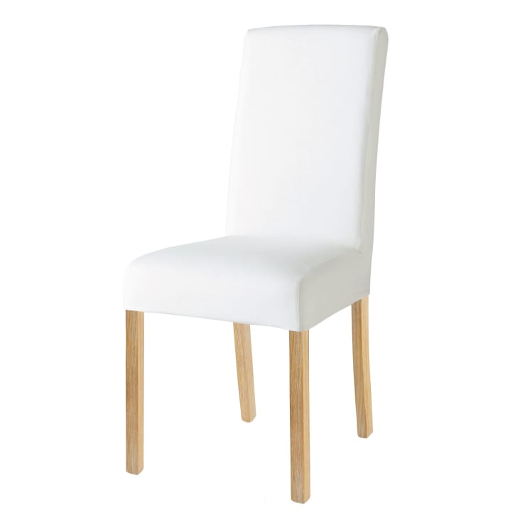 Fodera color avorio in cotone riciclato per sedia, compatibile con la sedia  MARGAUX Margaux
