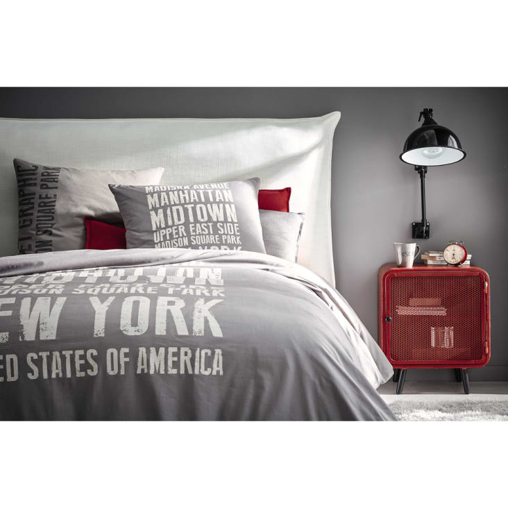 Letto Singolo Yaheetech In Ferro 90x200cm - Testiera Industriale, Nero, Moderno