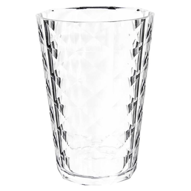 Arora Klassische Kunststoff-Becher, 473 Ml – 6 Stück, Transparent, Stapelbar, BPA-frei