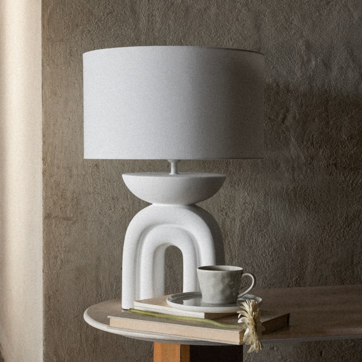 Lampe Berger En Céramique Blanche - Moderne - Fabriquée En France - Occasion