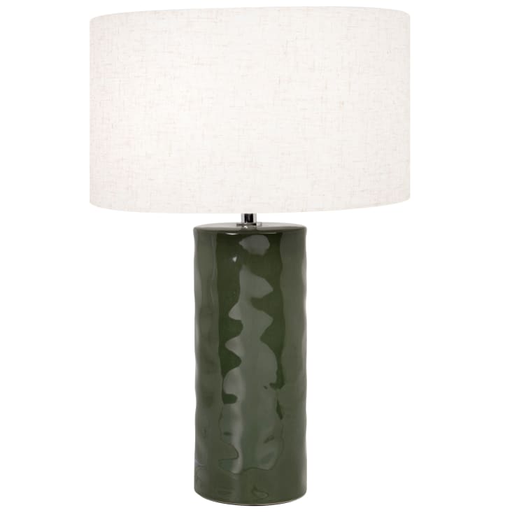 Lampe bureau plastique recyclé forme organique style Georgia