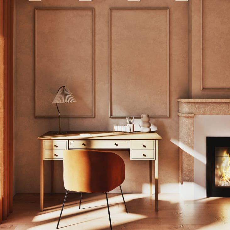 Abat-Jour Conique Ouvert Beige - Dimensions 35x25x20 Cm, Pour Ampoules E27, éclairage Doux Et Décoratif