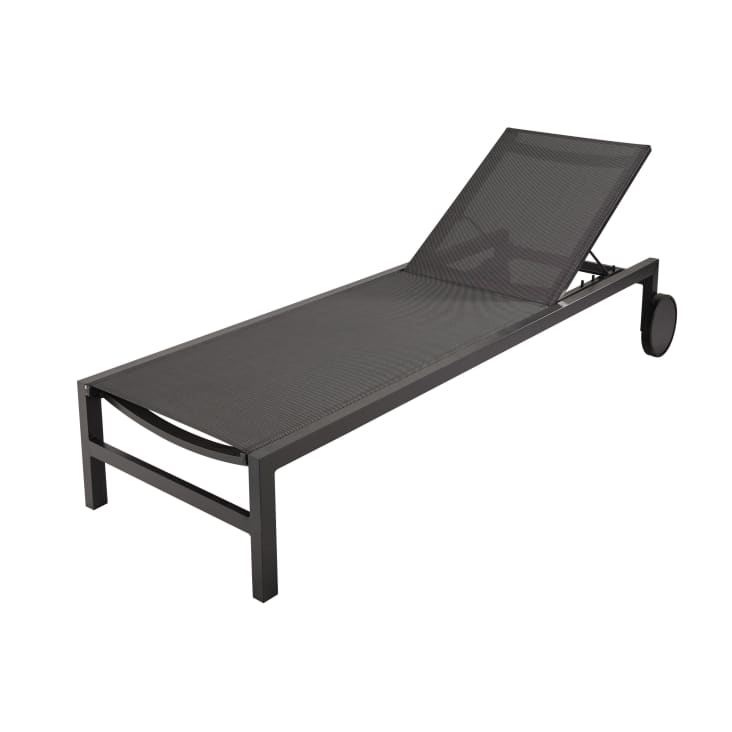 Lettino Prendisole in Tessuto Antracite cod mxl 72506
