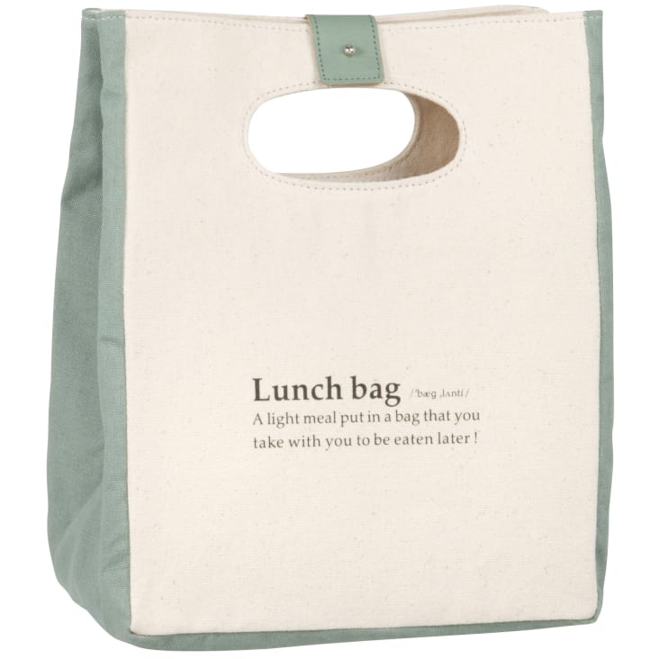 Beige lunch bag sale