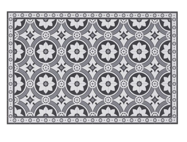 Mantel individual de vinilo con motivos decorativos de azulejos de cemento
