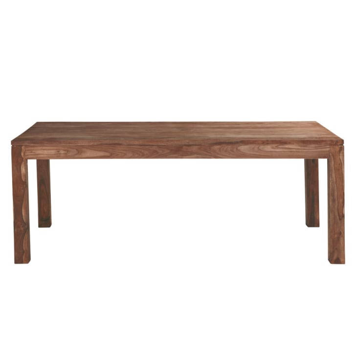 Mesa de comedor de madera de maciza de sheesham L.220