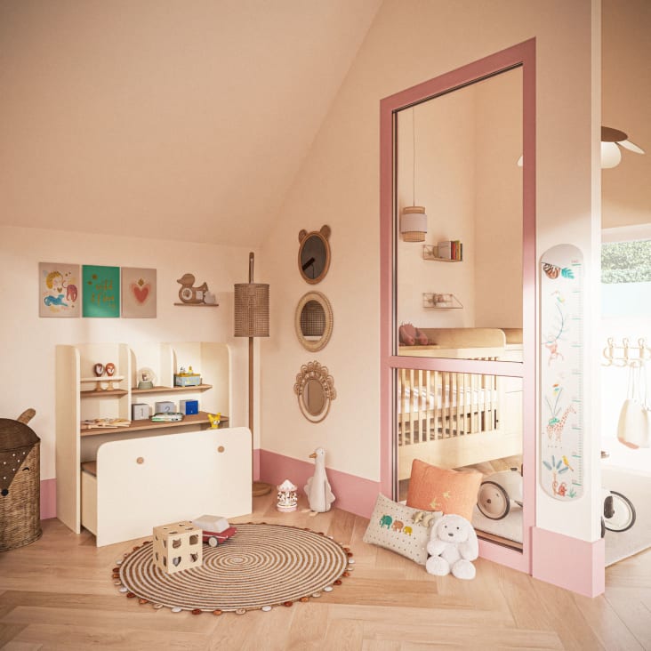 Metro da parete per bambini con stampe animali multicolori 17x97 cm CHAMAREL Maisons du Monde