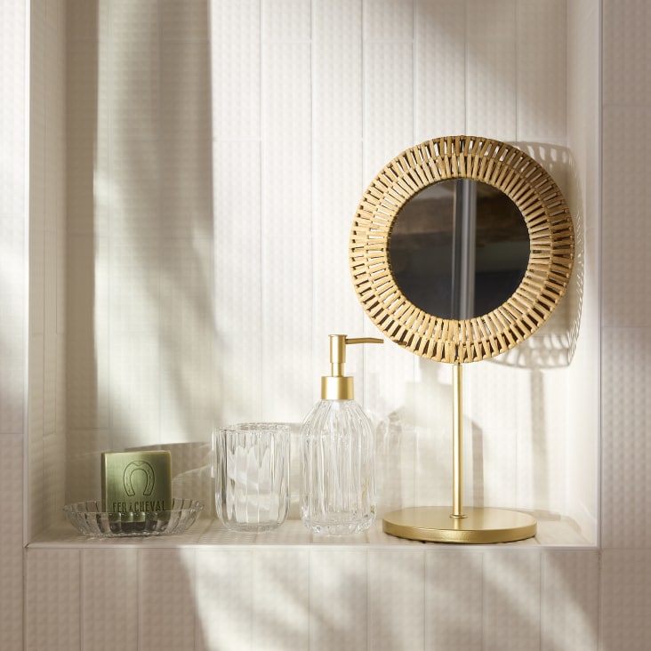 Miroir à poser doré D23 Soledad | Maisons du Monde