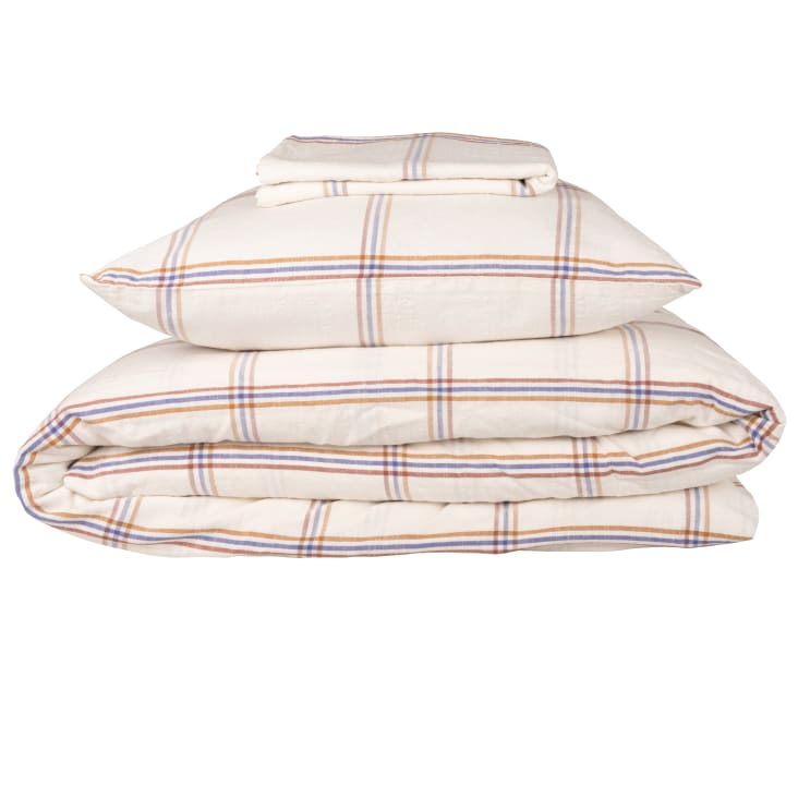 Parure De Lit Aux Formes Géométriques - Multicolore - 240 X 220 Cm Coton 85874724