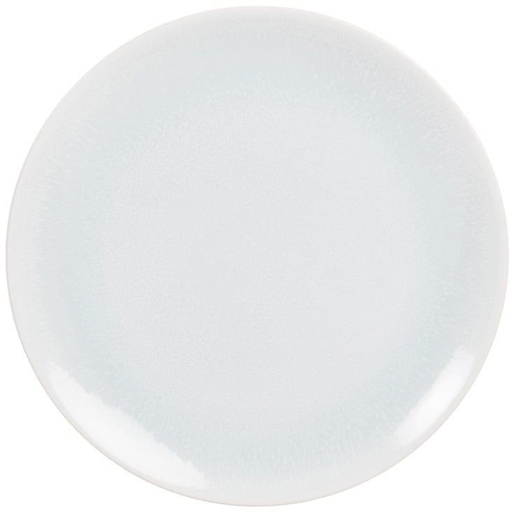 Plato plano de loza azul y blanca BRUME Maisons du Monde