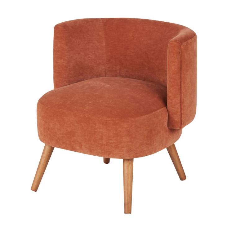 HOME DECO FACTORY - Hd7163 - Poltrona Marrone Seduta Sedili Soggiorno Piedi