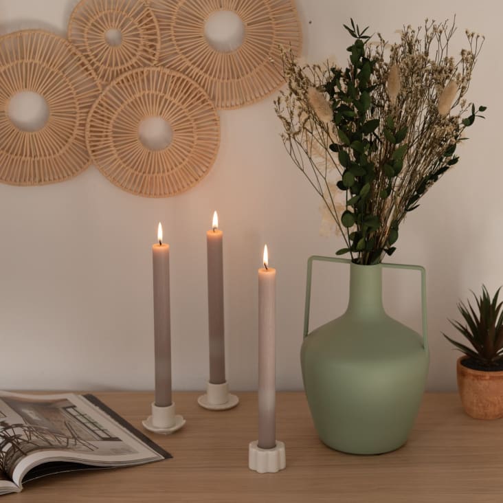 Set Di 4 Portacandele In Ceramica Colorati A Forma Di Fiore – Centrotavola Pasquali E Primaverili, Decorazioni Per Matrimoni E Casa (Stile Floreale)
