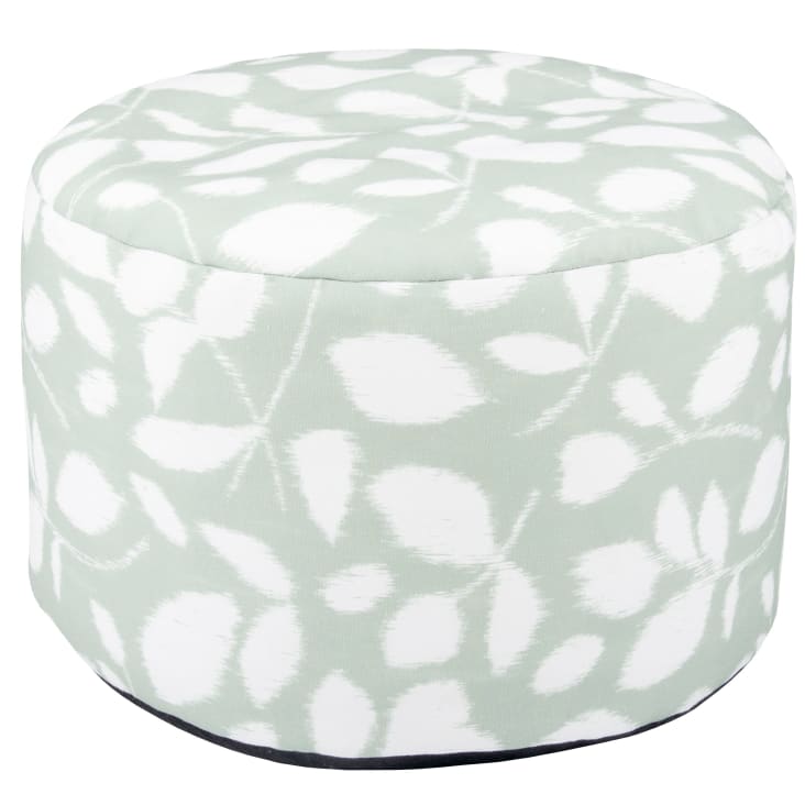 Pouf grigio chiaro e bianco (x2) ANTHIME