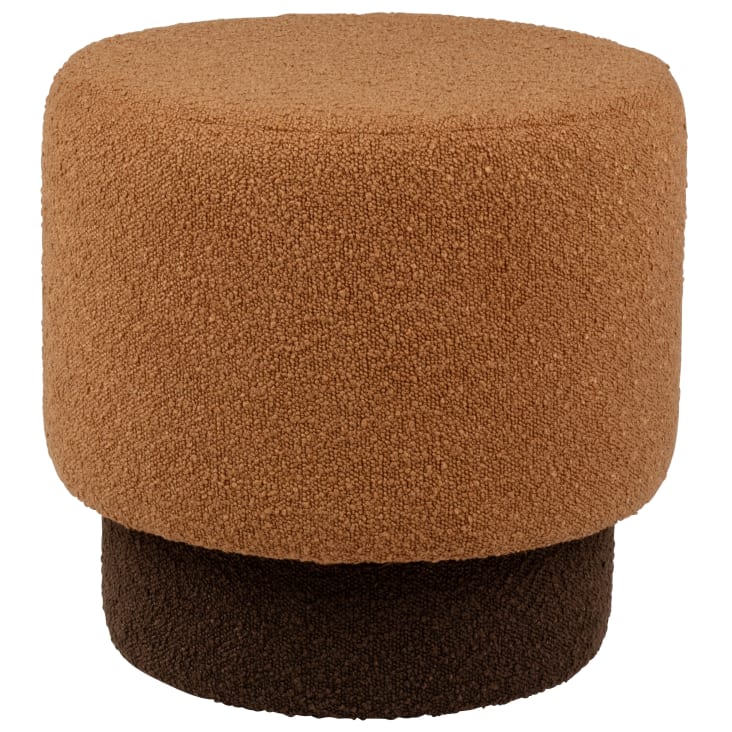 Pouf Marocchino Pelle Vera Pouf Marocchino In Vera Pelle - Fatto A Mano, Non Imbottito, Colore Arancione Pouf Decorativo Salotto Camera - 5