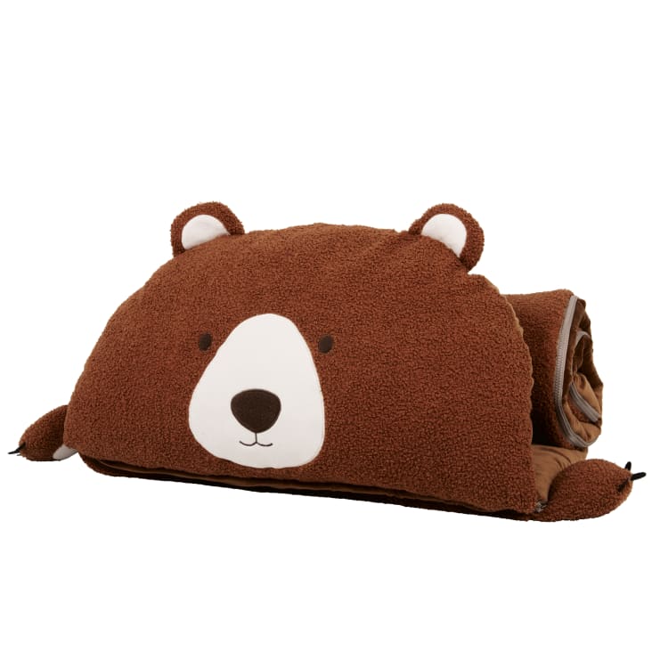 02014033 - Baby Coperte Bubu Orso Dimensioni Marrone/Beige 36 X 38 Cm