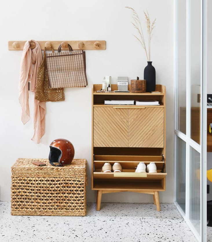 Scarpiera vintage con 2 contenitori Axelle Maisons du Monde