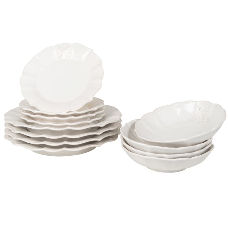 Servizio Piatti Fade Porcellana Marrakesh Set 18 Pezzi