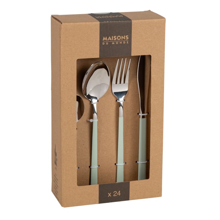 Abert Set Posate Tavola 24 Pz Inox FLAIR Cromo Lucido - Foto 9