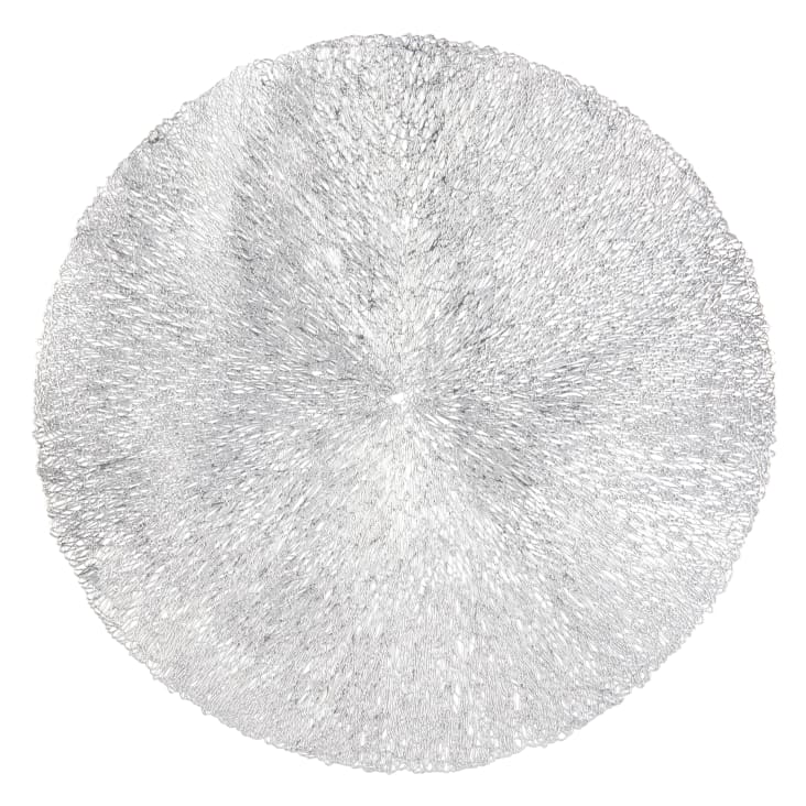 Set de table rond argenté | Maisons du Monde