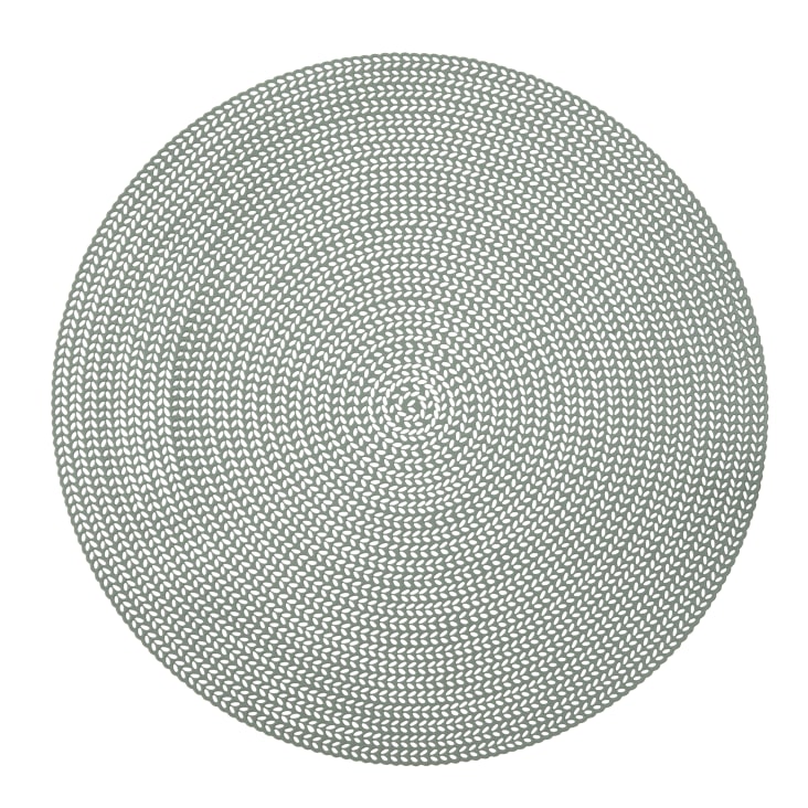 Set De Table Vert Et Blanc Tempete | Maisons Du Monde