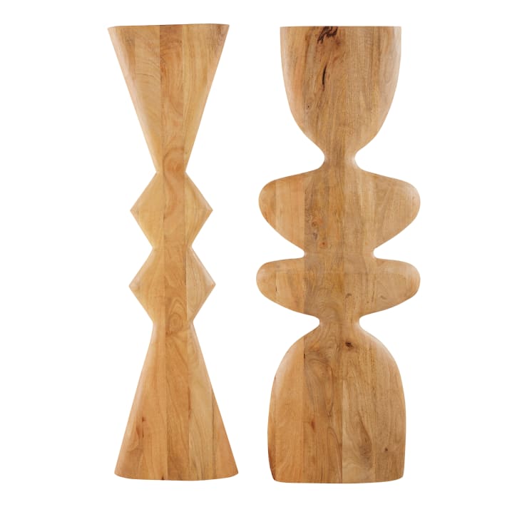 GILDE Murale Da Parete In Legno Di Mango E Alluminio | 20x20 Cm | Scritta 'Genieße Jeden Moment' | Colore Argento E Marrone | Decorazione Da Appoggiare O Appendere