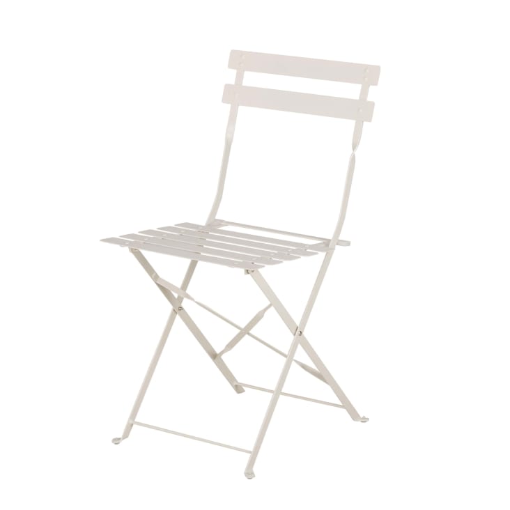 Oviala Set Di 2 Sedie Pieghevoli In Acciaio, Colore Blu, Stile Bistrot, Per Esterni E Interni - 2