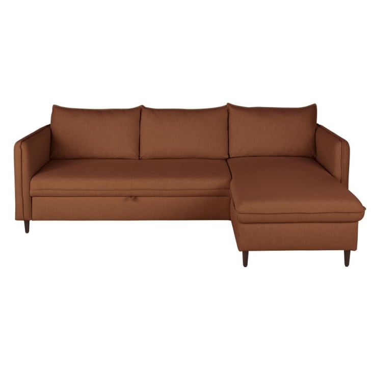 Bandeja para sofá, de madera, color caramelo