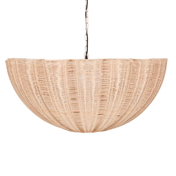 Lustre Suspendu En Rotin Tressé - Style Zen, éclairage Doux Pour Salon Ou Restaurant